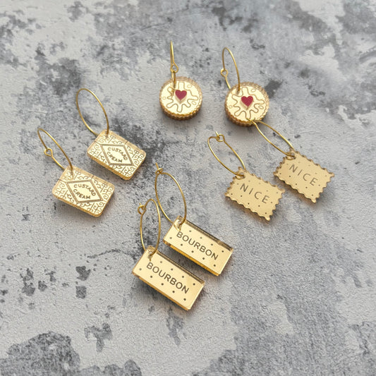 Biscuit earrings
