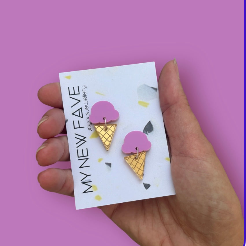 Ice Cream Stud Earrings