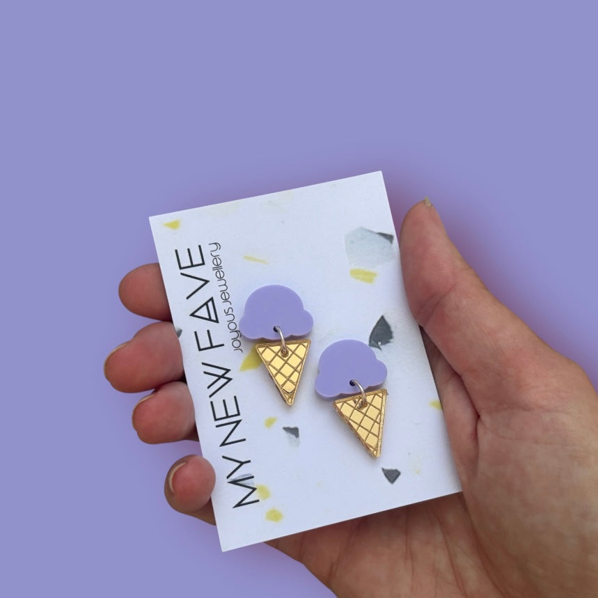 Ice Cream Stud Earrings