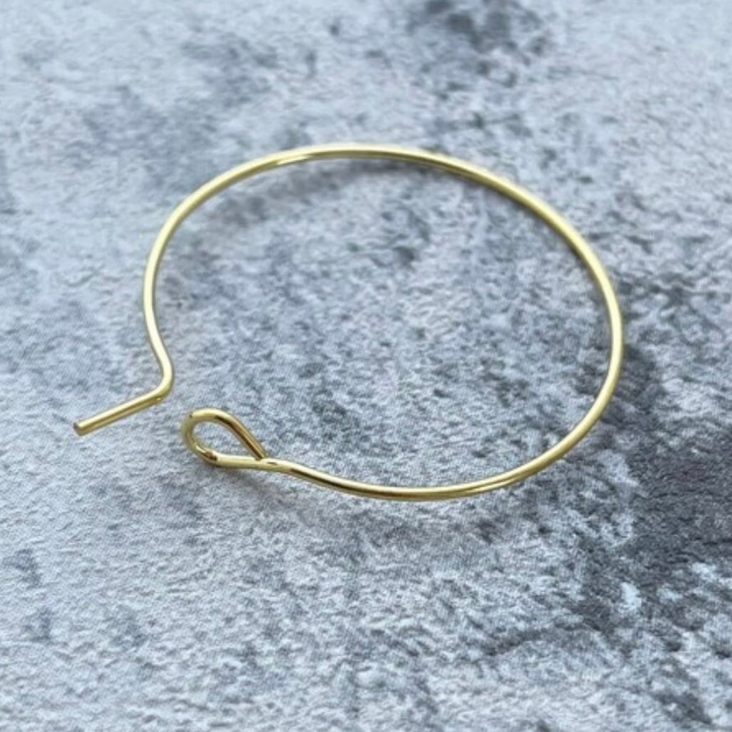 petite Bow hoops