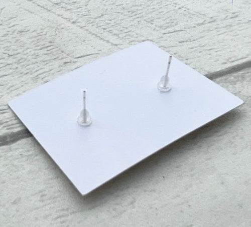 Lightning bolt stud earrings