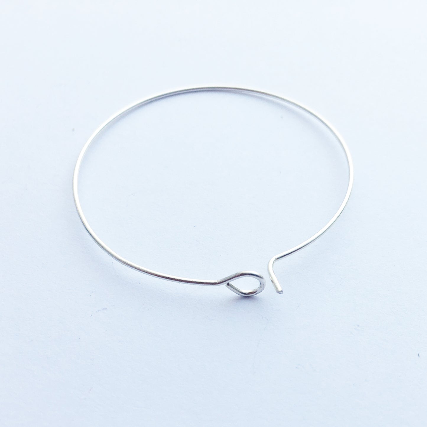 Smile hoop earrings