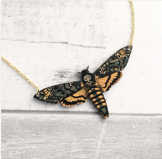 Death Head Moth Necklace