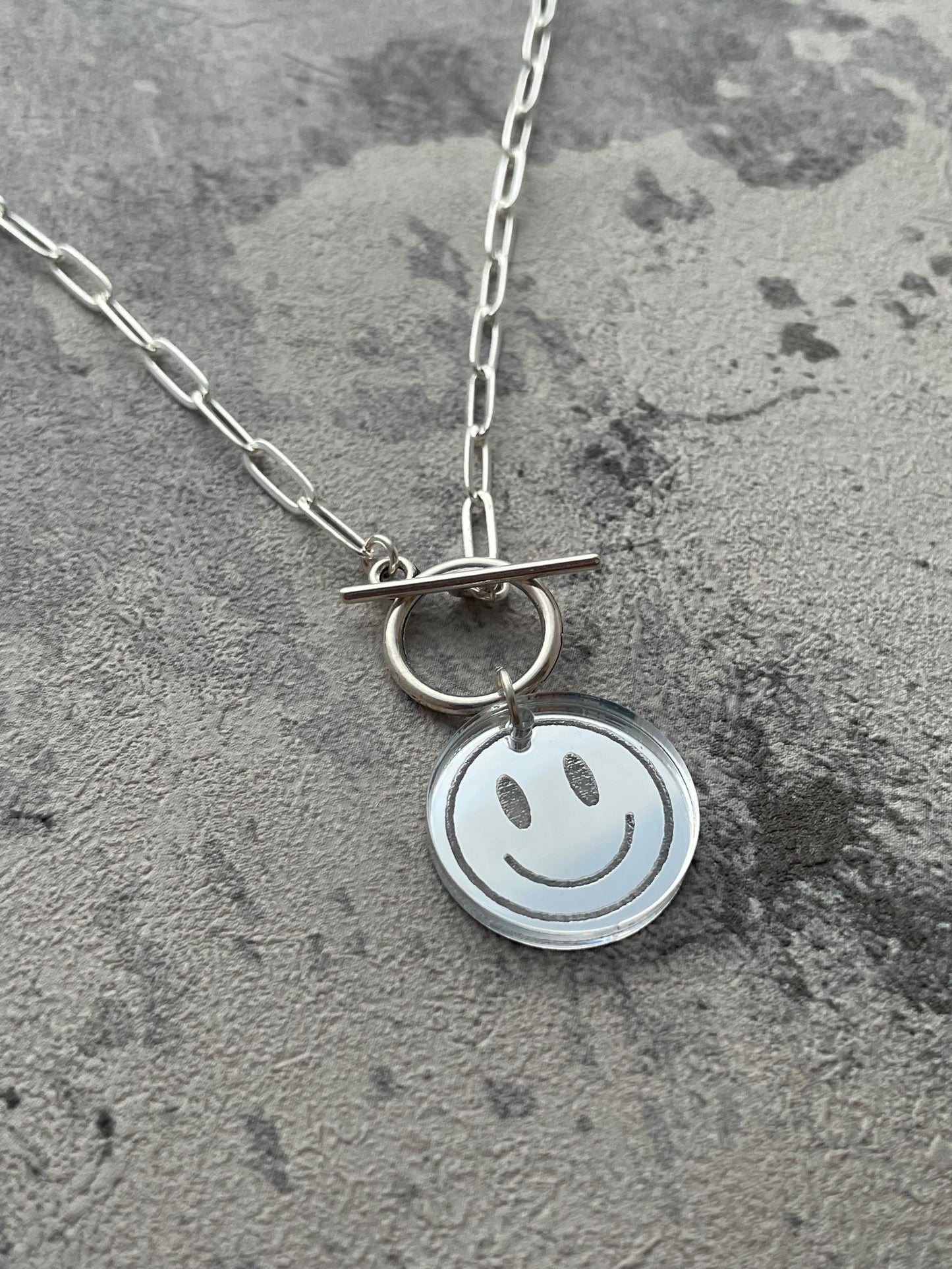 Smile T-bar Necklace