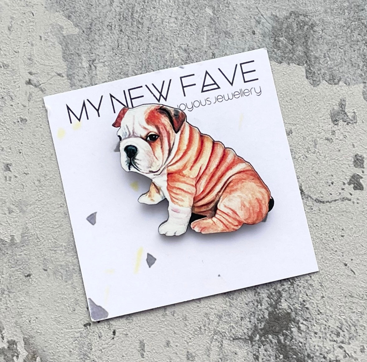 Bulldog Brooch