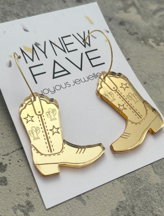 Cowboy Boot Earrings