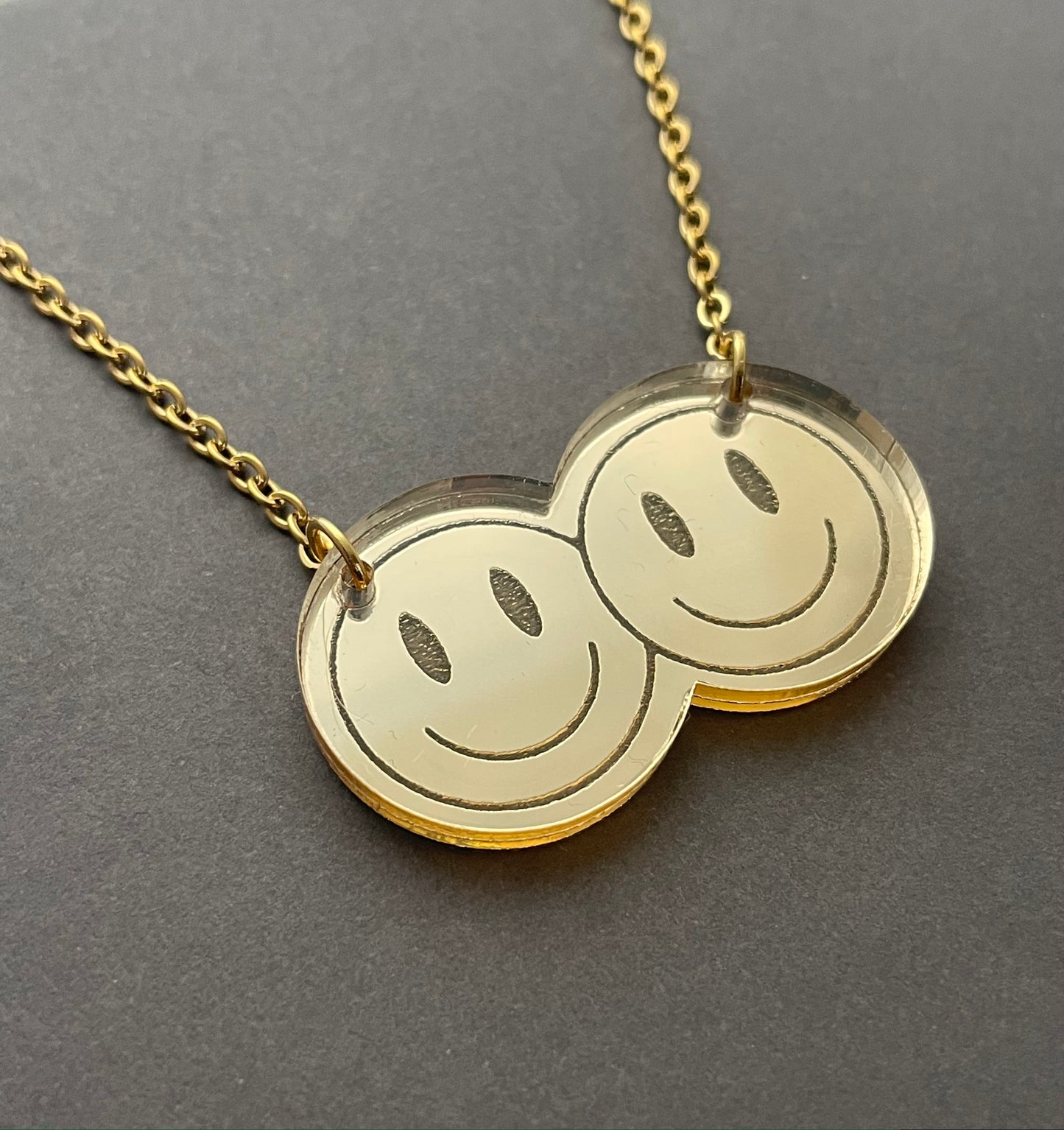 Double Smile Necklace