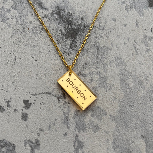 Long Biscuit Necklace