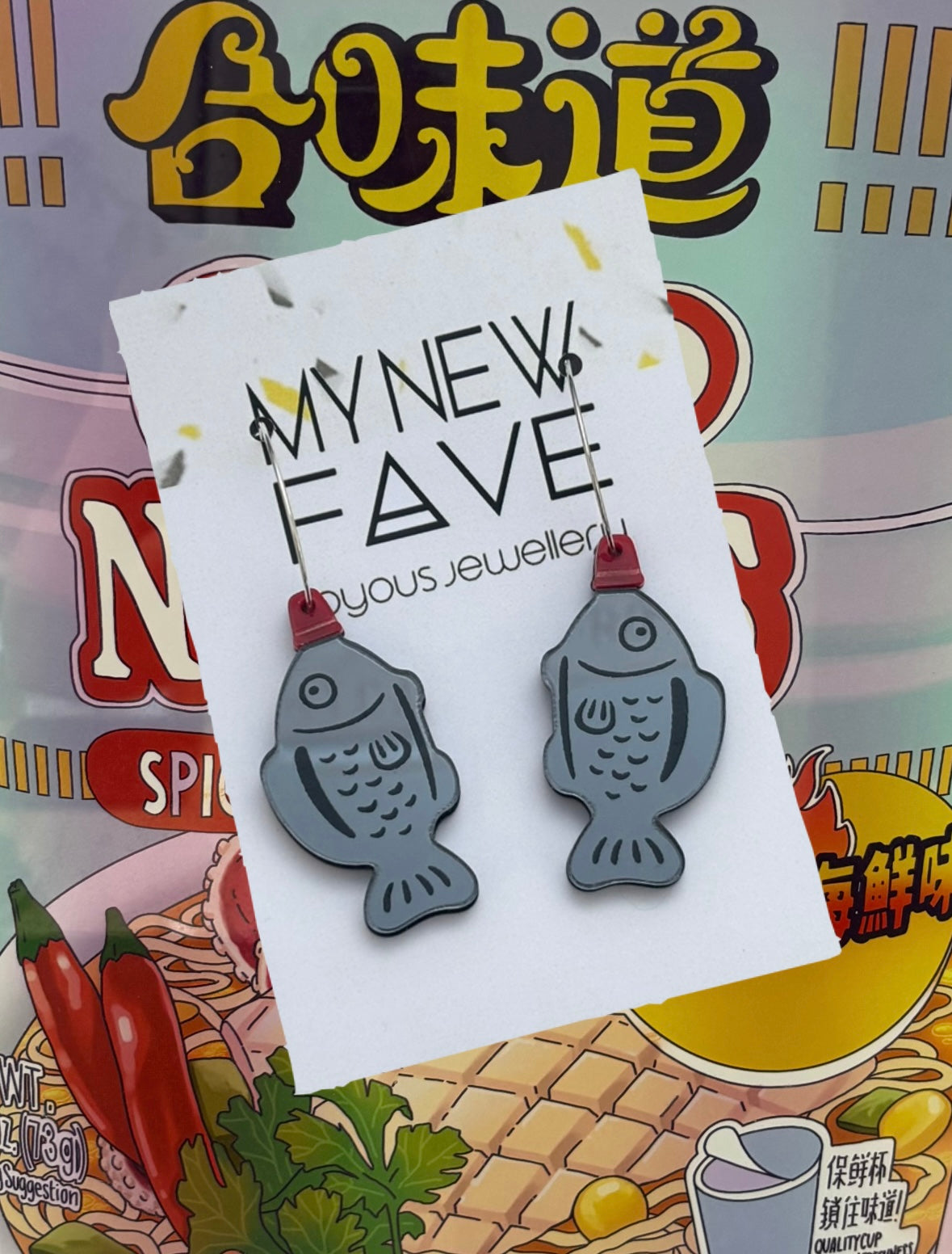 Sushi Soy Fish earrings