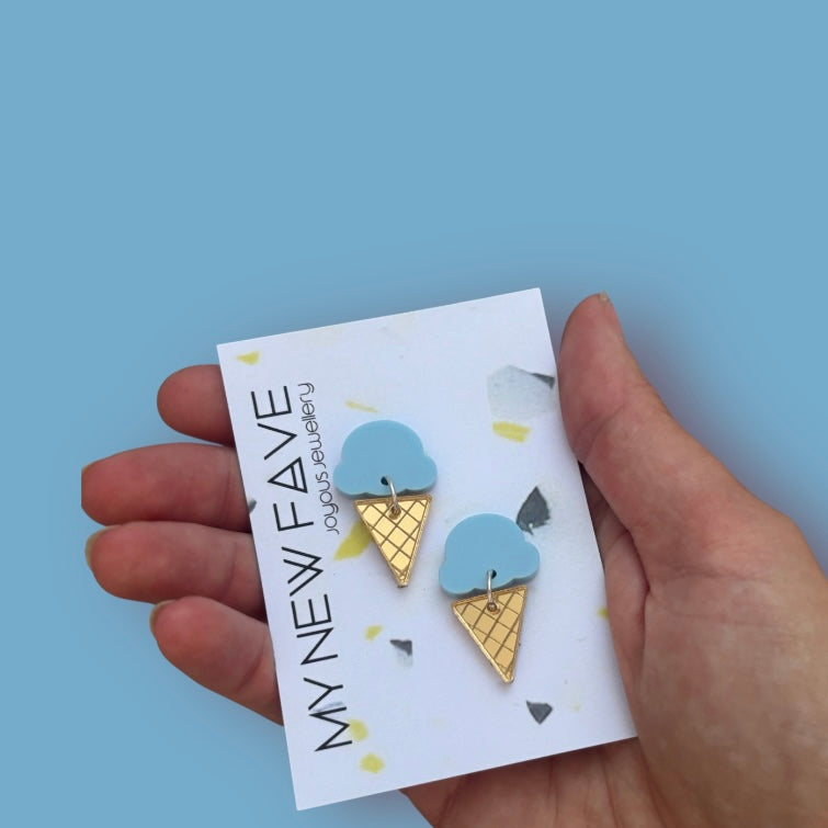 Ice Cream Stud Earrings