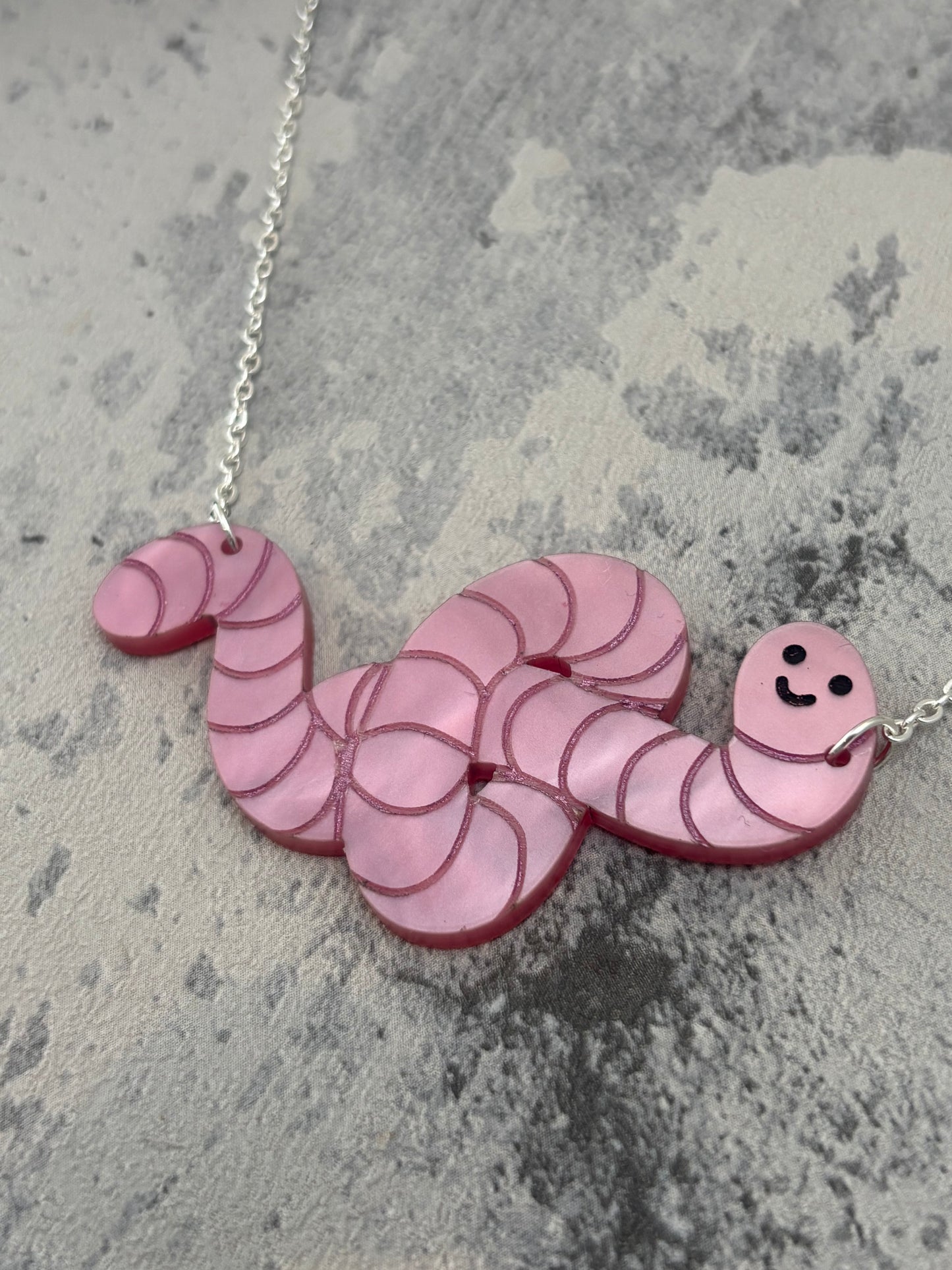 Wilbur Worm necklace