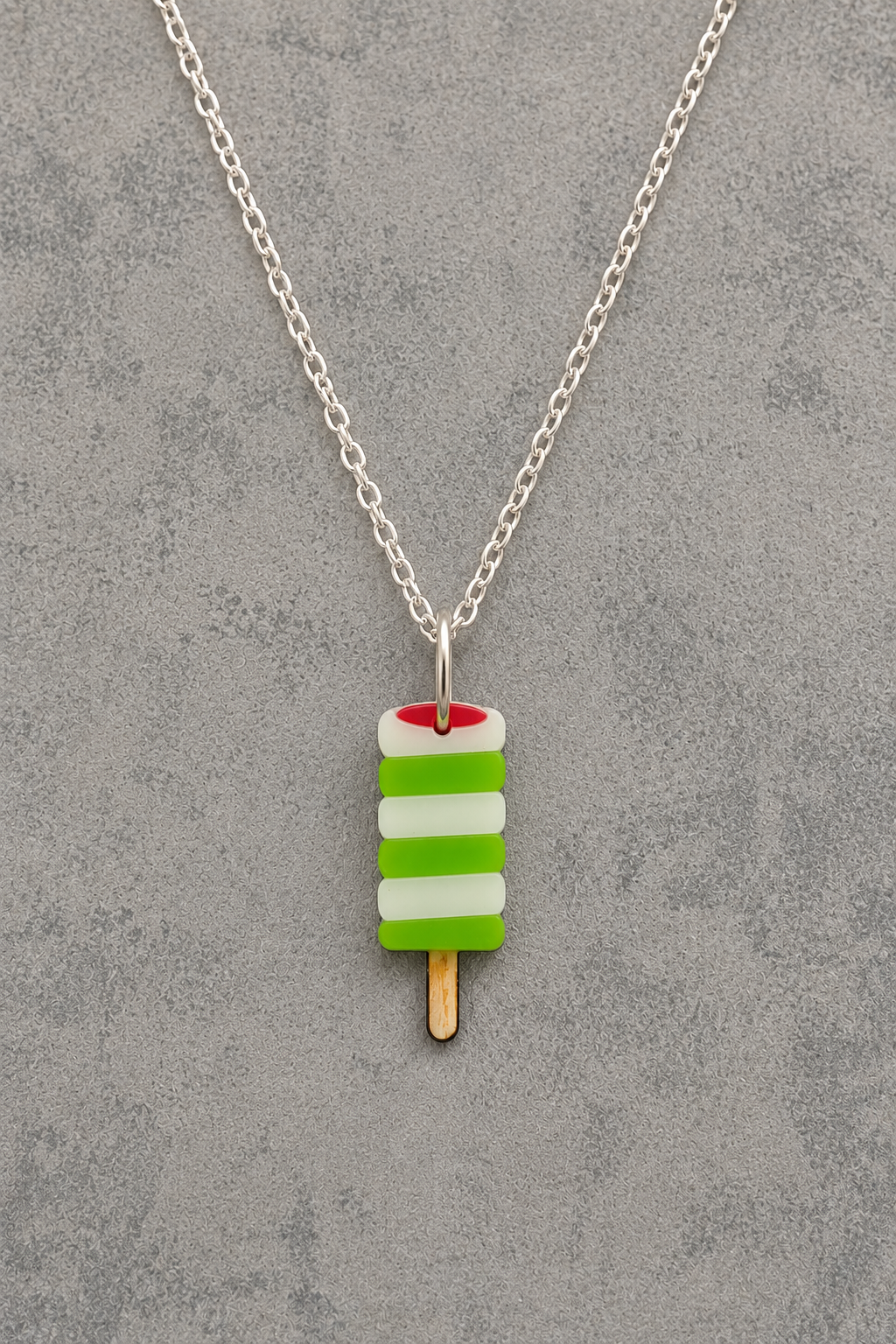 Mini twisted lolly necklace
