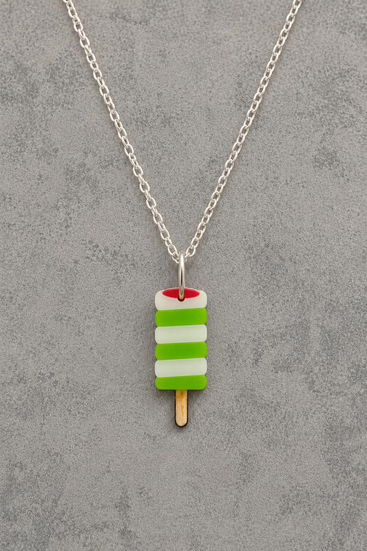 Mini twisted lolly necklace