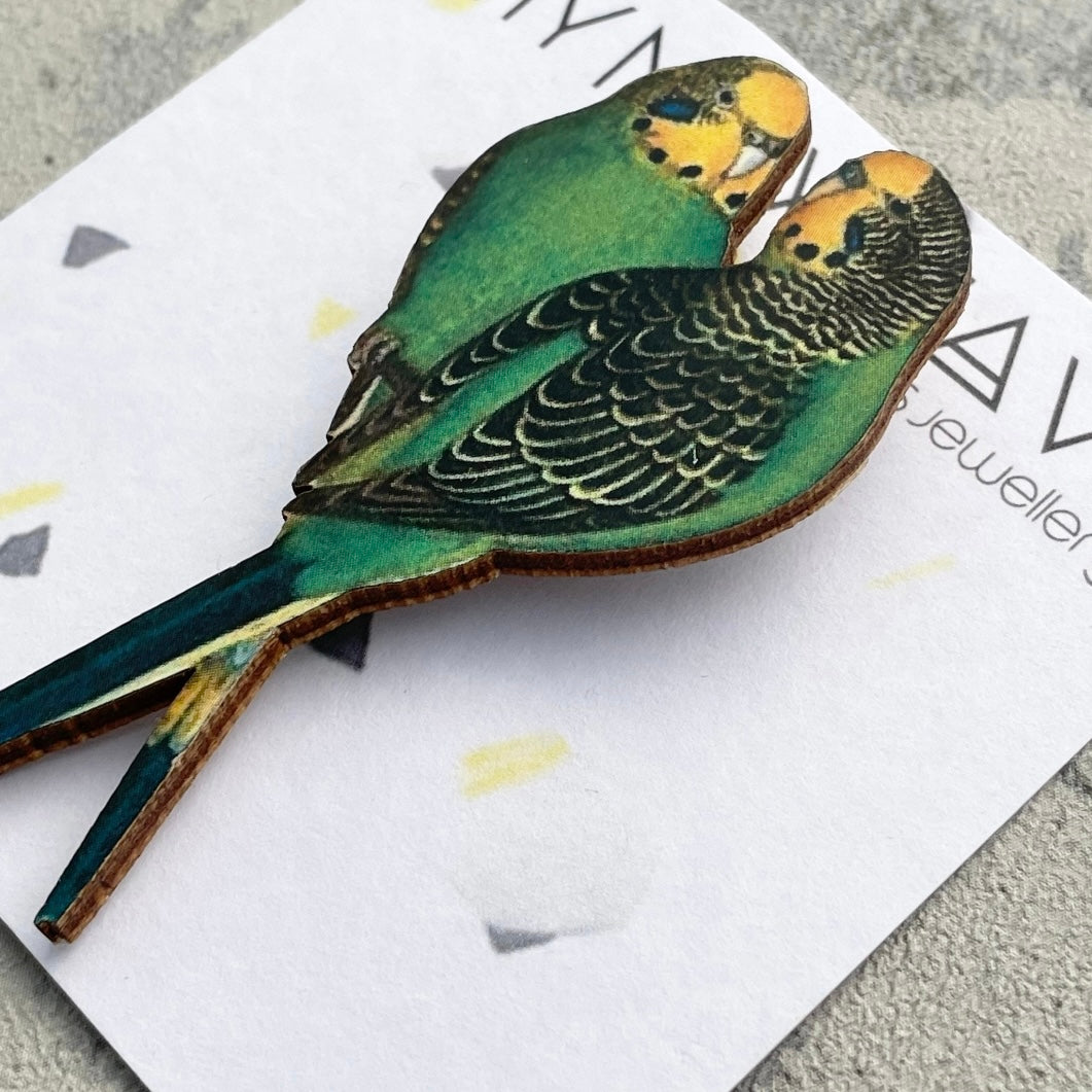 Budgie Brooch
