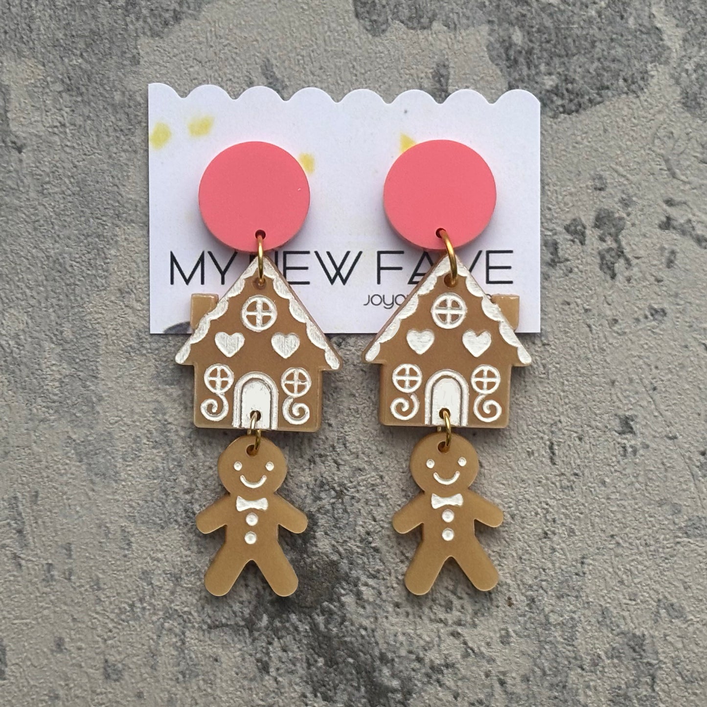 Gingerbread house dangles