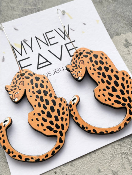 Leopard Hoops